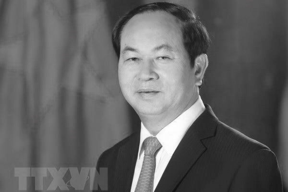 foreign leaders mourn president tran dai quang