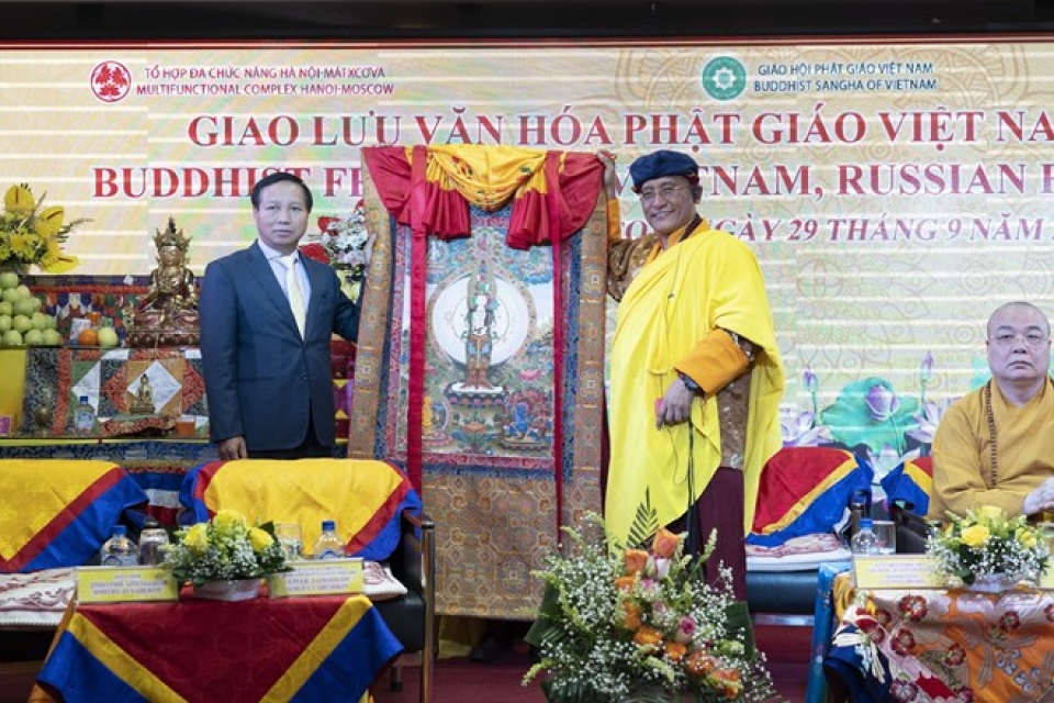buddhist cultural exchange of vietnam russia india held in moscow