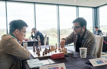  Vietnamese GMs reap positive results at FIDE Grand Swiss
