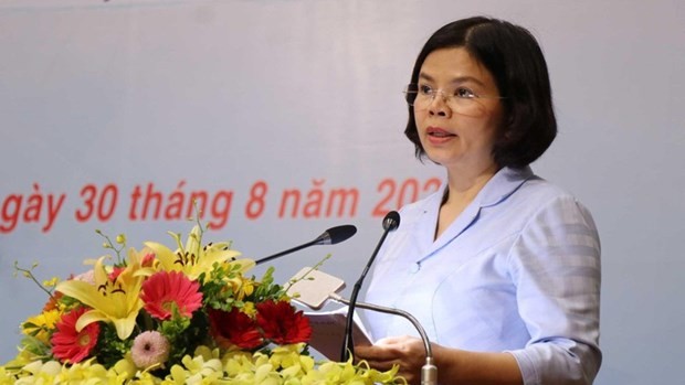 Chairwoman of  the provincial People's Commitee Nguyen Huong Giang (Photo: VNA)