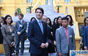 Canadian PM Justin Trudeau leaves HCM City for Da Nang city