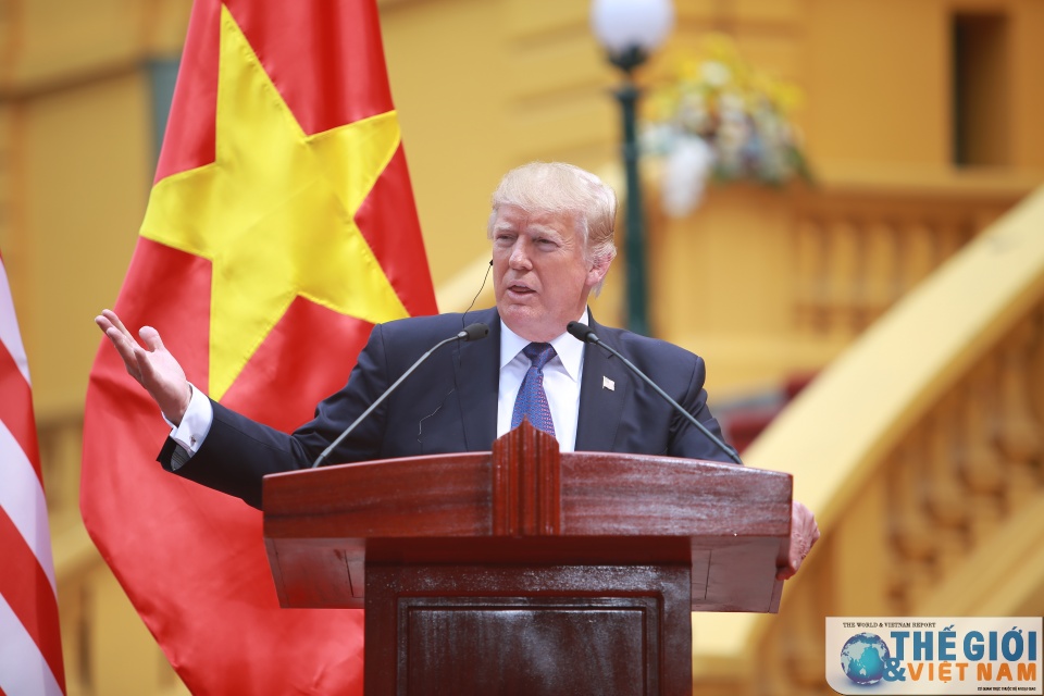 us white house issues statement on president trumps vietnam visit