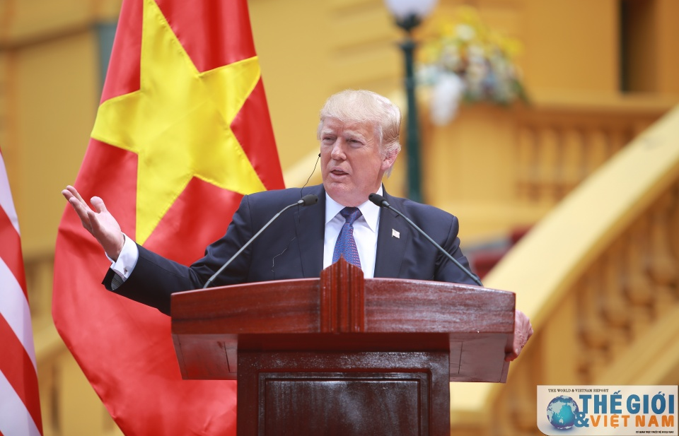 US White House issues statement on President Trump’s Vietnam visit