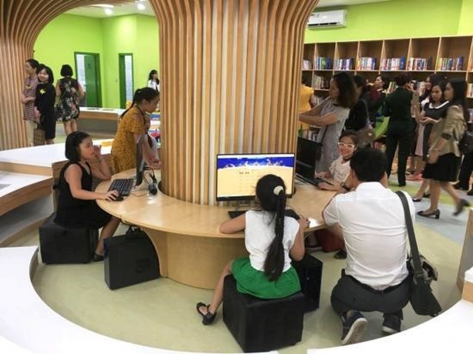intl standard child library opens in vietnam