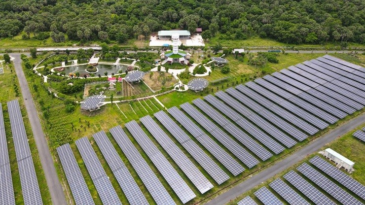 An Hao Solar Power Plant – a tourist destination in An Giang province
