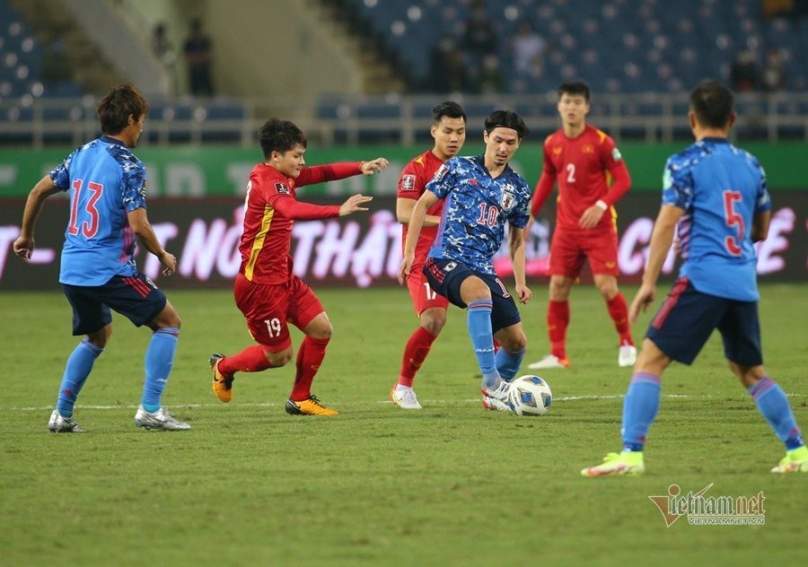 Tiền đạo Liverpool Minamino chơi nổi bật trong trận Việt Nam vs Nhật Bản. (Nguồn: Vietnamnet)