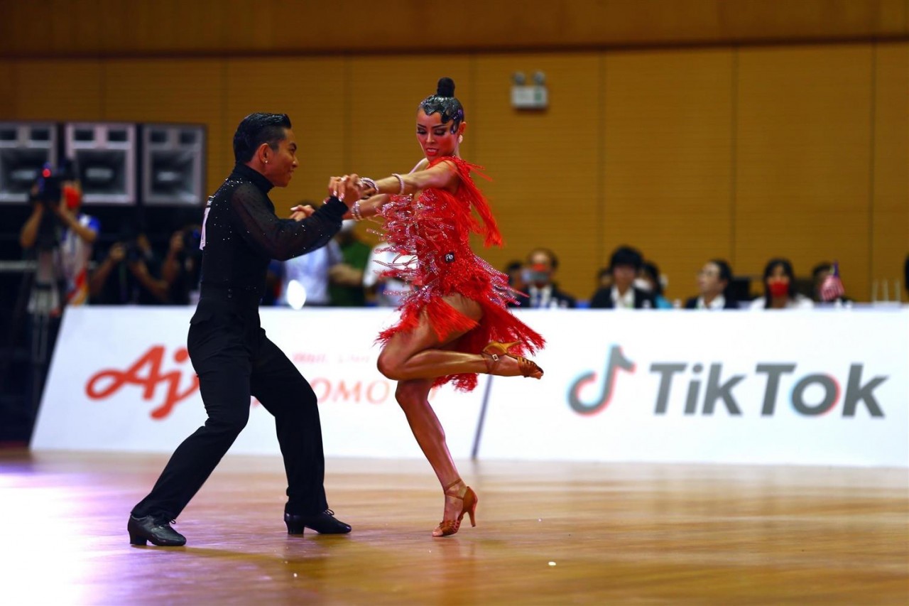 Competitors in dancesports of SEA Games 31 (Photo: VNA)