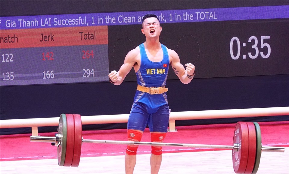 SEA Games 31: New record in weightlifting by Vietnamese and Thai players