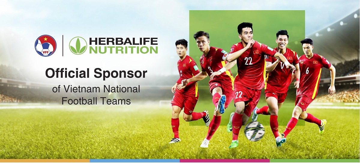 Herbalife Vietnam officially sponsors the Vietnam National Soccer team for 4 years