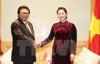 na chairwoman receives chinese peoples congress vice chairman