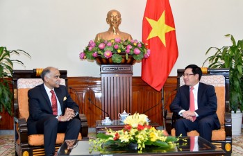 DPM/FM Pham Binh Minh receives Indian Ambassador