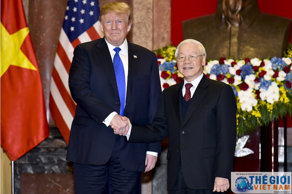 top vietnamese leader holds talks with us president