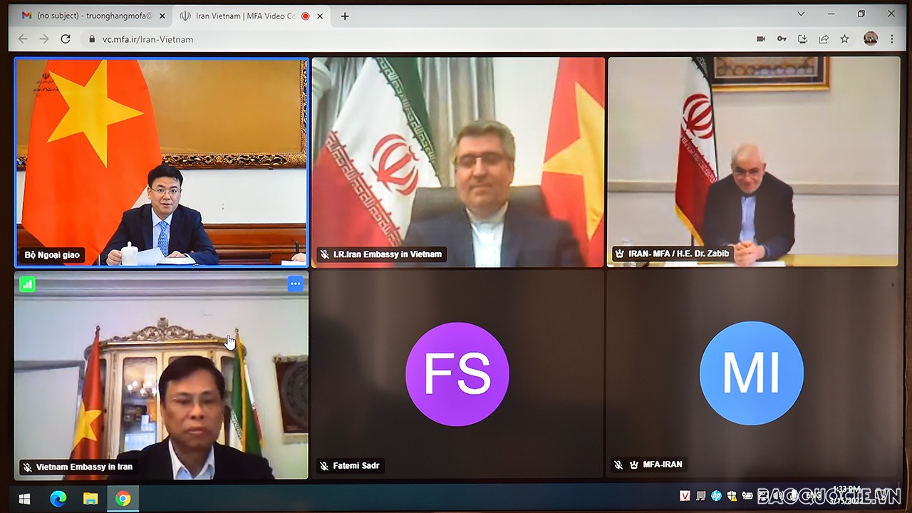 Bộ Ngoại giao Việt Nam-Iran tiến hành Tham vấn chính trị lần thứ 7 Vietnamese, Iranian foreign ministries convene 7th political consultation