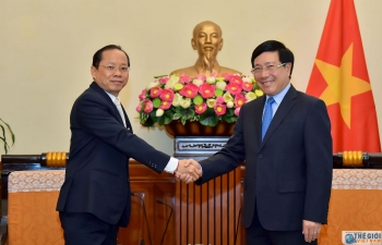 Foreign Minister Pham Binh Minh: Vietnam treasures and prioritizes strengthening cooperation with Cambodia