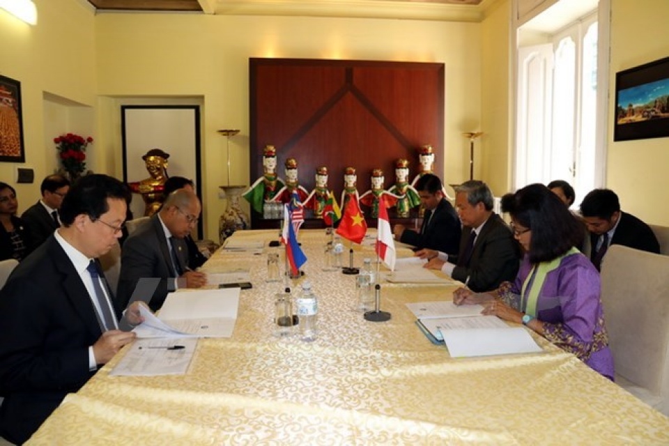 vietnamese ambassador chairs asean committee in romes meeting