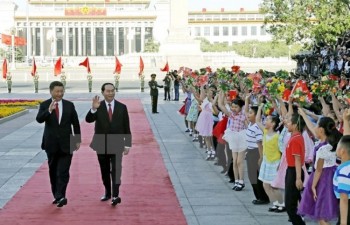 President Tran Dai Quang concludes State visit to China