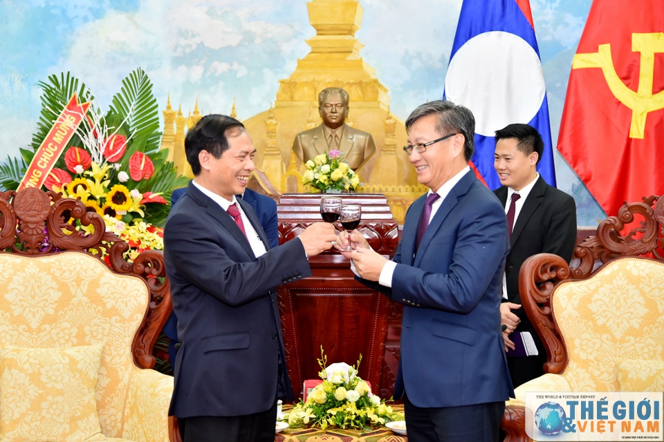 foreign ministry lao embassy share joy over friendship year 2017