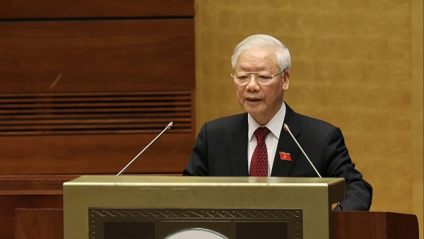 Party chief Nguyen Phu Trong calls for concerted efforts against COVID-19
