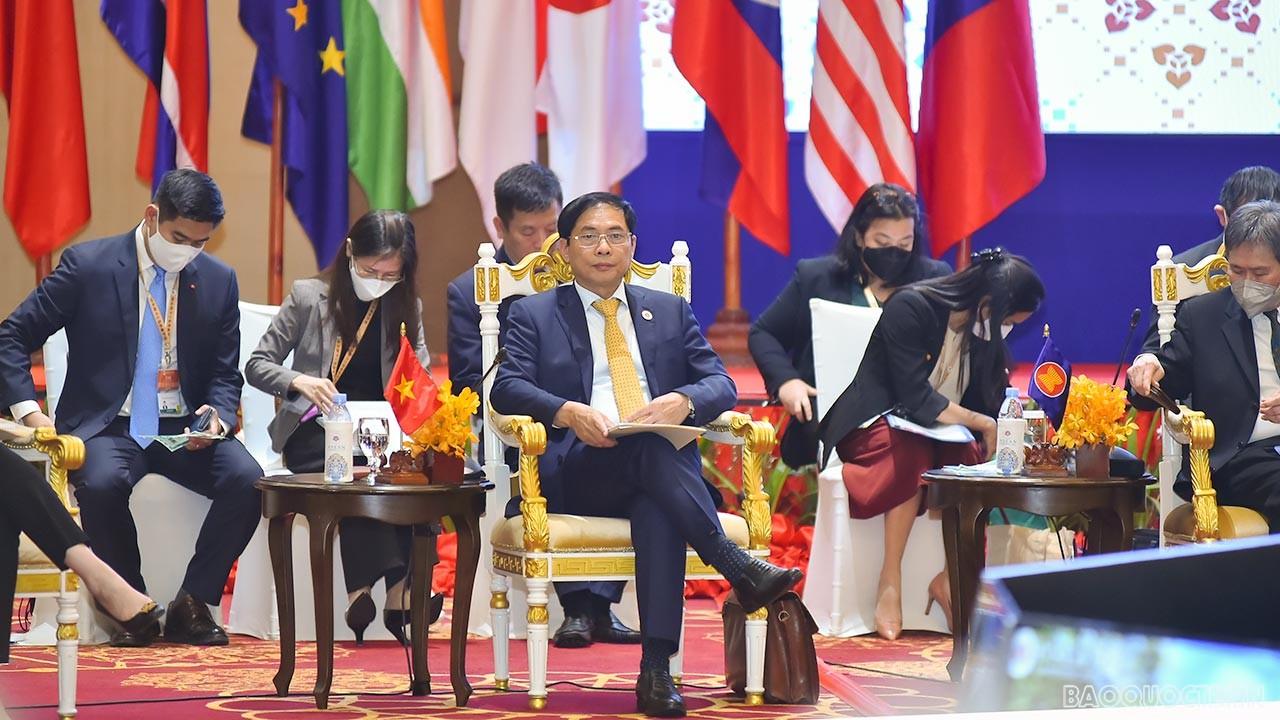 FM Bui Thanh Son attends 29th ARF, having bilateral meetings on sidelines