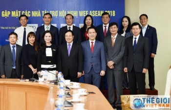 Deputy PM meets WEF ASEAN 2018 sponsors