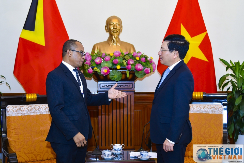 vietnam timor leste fms discuss measures to step up relations