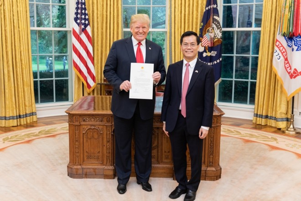 us president appreciates development of vietnam us ties