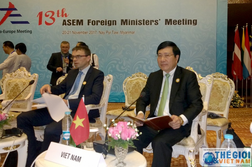vietnam calls for joint actions in asem to cope with challenges