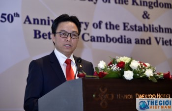 Cambodian Embassy celebrates National Day, ties with Vietnam